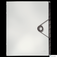 Teczka segregująca 12 przekładek biała PP LEITZ SOLID 45701001 (X)