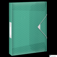 Teczka z gumką Esselte ColourBreeze, 40 mm, zielony 626265