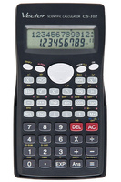 Kalkulator naukowy VECTOR KAV CS-102, 244 funkcji, 84x154mm,czarny
