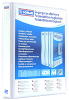 Segregator ofertowy DONAU, PP, A4/4RD/25, biały