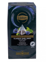 Herbata LIPTON, piramidki, Exclusive Selection, Earl Grey, 25 torebek