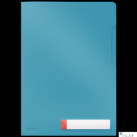 Folder A4 z kieszonką na etykietę Leitz Cosy, niebieska 47080061