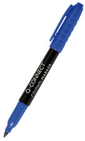 Marker do płyt CD/DVD Q-CONNECT, 1mm (linia), niebieski