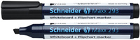 Marker do tablic SCHNEIDER Maxx 293, ścięty, 2-5mm, czarny