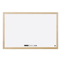 Tablica suchościeralna BI-OFFICE, 60x45cm, rama drewniana