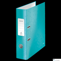 Segregator LEITZ WOW A4/80mm 180turkusowy 10050051