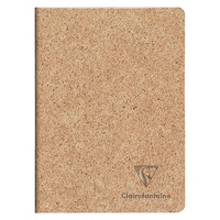 Zeszyt CLAIREFONTAINE Jeans&Cocoa, A5, 48 kartek, w linię, szyty grzbiet, brązowy