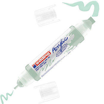 Marker akrylowy 3D e-5400 EDDING, podwójny, 2-3 mm, 5-10 mm, aksamitna mięta