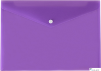 Teczka A4 kopertowa na zatrzask fioletowa PP-113 TT7591
