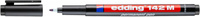 Foliopis permanentny e-142 M EDDING, czarny