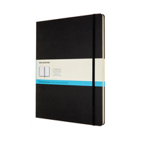Notes MOLESKINE Classic XXL (21,6x27,9 cm) w kropki, twarda oprawa, 192 strony, czarny