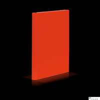 Teczka skrzydłowa z rzepem CARIBIC 4cm czerwona VAUPE, 340/21