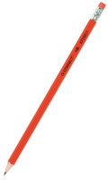 Ołówek drewniany z gumką Q-CONNECT HB, lakierowany, zawieszka, 3 szt.