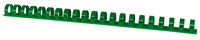 Grzbiety do bindowania OFFICE PRODUCTS, A4, 16mm (145 kartek), 100 szt., zielone