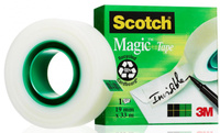 Taśma biurowa SCOTCH® Magic™ (810), matowa, 19mm, 33m