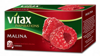 Herbata VITAX INSPIRATIONS, malinowa, 20 torebek