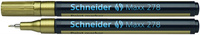 Marker olejowy SCHNEIDER Maxx 278, 0,8mm, złoty