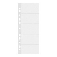 Wkłady do wizytownika ringowego, 250 wizytówek, DONAU bezbarwne 25 szt.