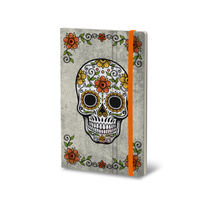 Notatnik STIFFLEX, 13x21cm, 192 strony, Calaca - light grey