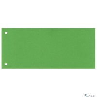 Przekładki 1/3 A4 Maxi Esselte, zielony, 100 szt., 624447