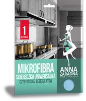 Mikrofibra ściereczka uniwersalna, ANNA ZARADNA, 1 szt., niebieski
