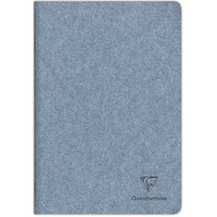Zeszyt CLAIREFONTAINE Jeans&Cocoa, A4, 48 kartek, w linię, szyty grzbiet, niebieski