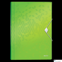 Teczka z 6 przegródkami PP Leitz WOW, zielona 45890054