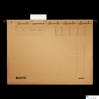 Teczki zawieszane z boczkami ALPHA, siarczanowy,  Leitz 19160000