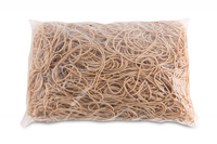 Gumki recepturki OFFICE PRODUCTS, średnica 80mm, 1,5x1,5mm, 60% kauczuku, 1000g, zgrzewka, naturalne