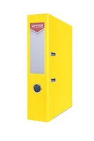 Segregator OFFICE PRODUCTS Officer z szyną, PP, A4/75mm, żółty