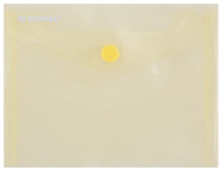 Teczka kopertowa DONAU zatrzask, PP, A6, 180mikr., żółta