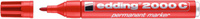 Marker permanentny e-2000c EDDING, 1,5-3 mm, czerwony