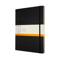Notes MOLESKINE Classic XXL (21,6x27,9 cm) w linie, twarda oprawa, 192 strony, czarny