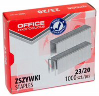Zszywki OFFICE PRODUCTS, 23/20, 1000szt.