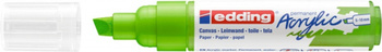 Marker akrylowy e-5000 EDDING, 5-10 mm, matowy żółtozielony