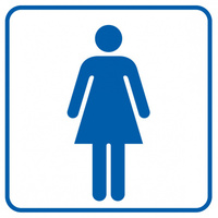 Znak TDC, Toaleta damska