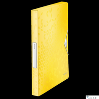 Teczka z gumką PP Leitz WOW, 30 mm, żółta 46290016 (X)