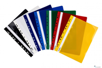 Skoroszyt DOTTS A4 twardy zawieszany zielony (10szt)