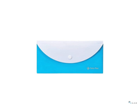 Koperta DL dwie kieszenie niebieska FOCUS 0410-0089-03 PANTA PLAST