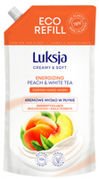 Kremowe mydło w płynie LUKSJA, brzoskwinia, zapas 900ml