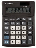 Kalkulator biurowy CITIZEN CMB801-BK Business Line, 8-cyfrowy, 137x102mm, czarny