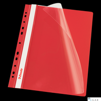 Skoroszyt wpinany ESSELTE czerwony 13585 10szt. w folii