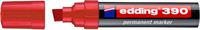 Marker permanentny e-390 EDDING, 4-12mm, czerwony